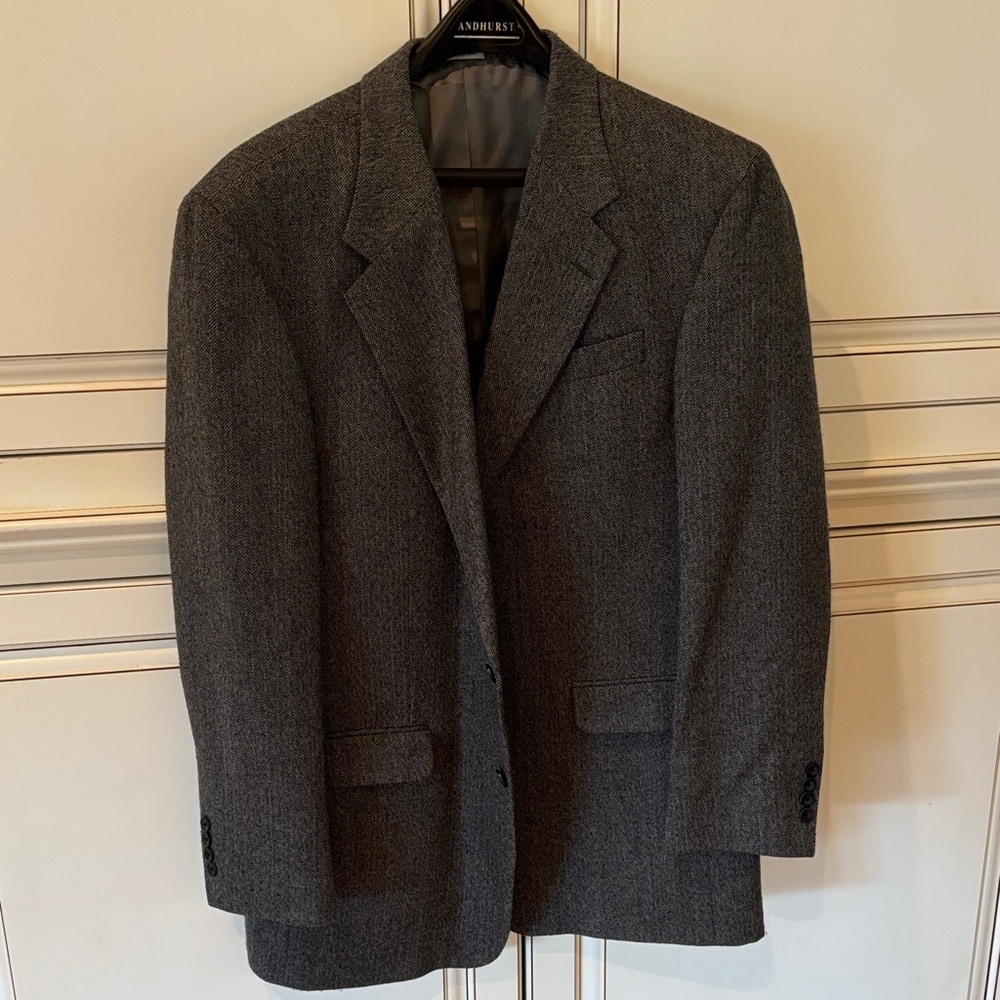 Classic Men's Charcoal Blazer